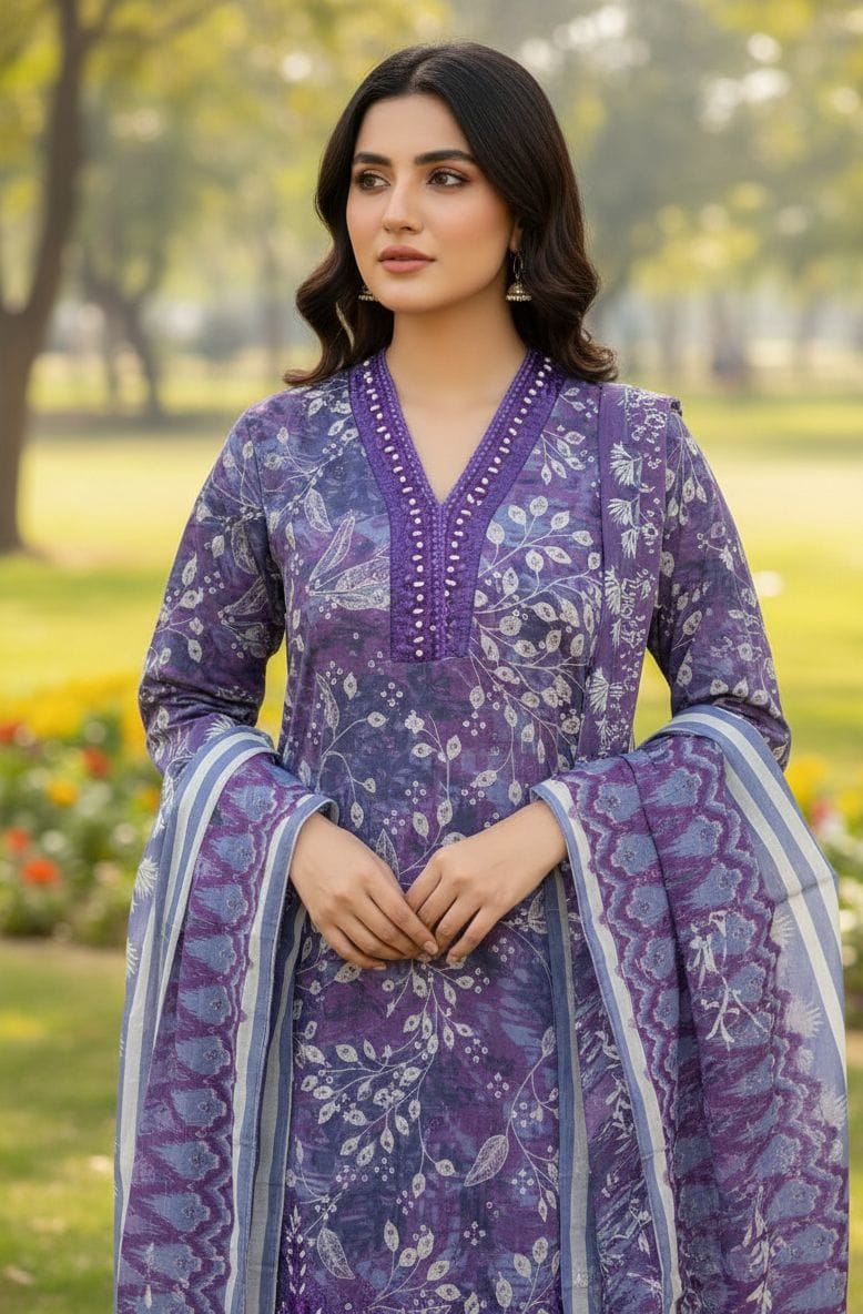 Embroided Stitch 3pc