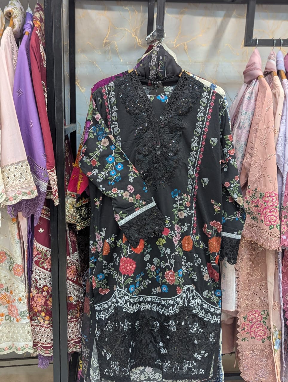 Embroidered Stitch 3pc