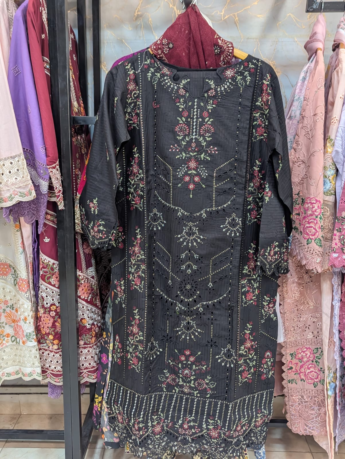 Embroidered Stitch 3 pc