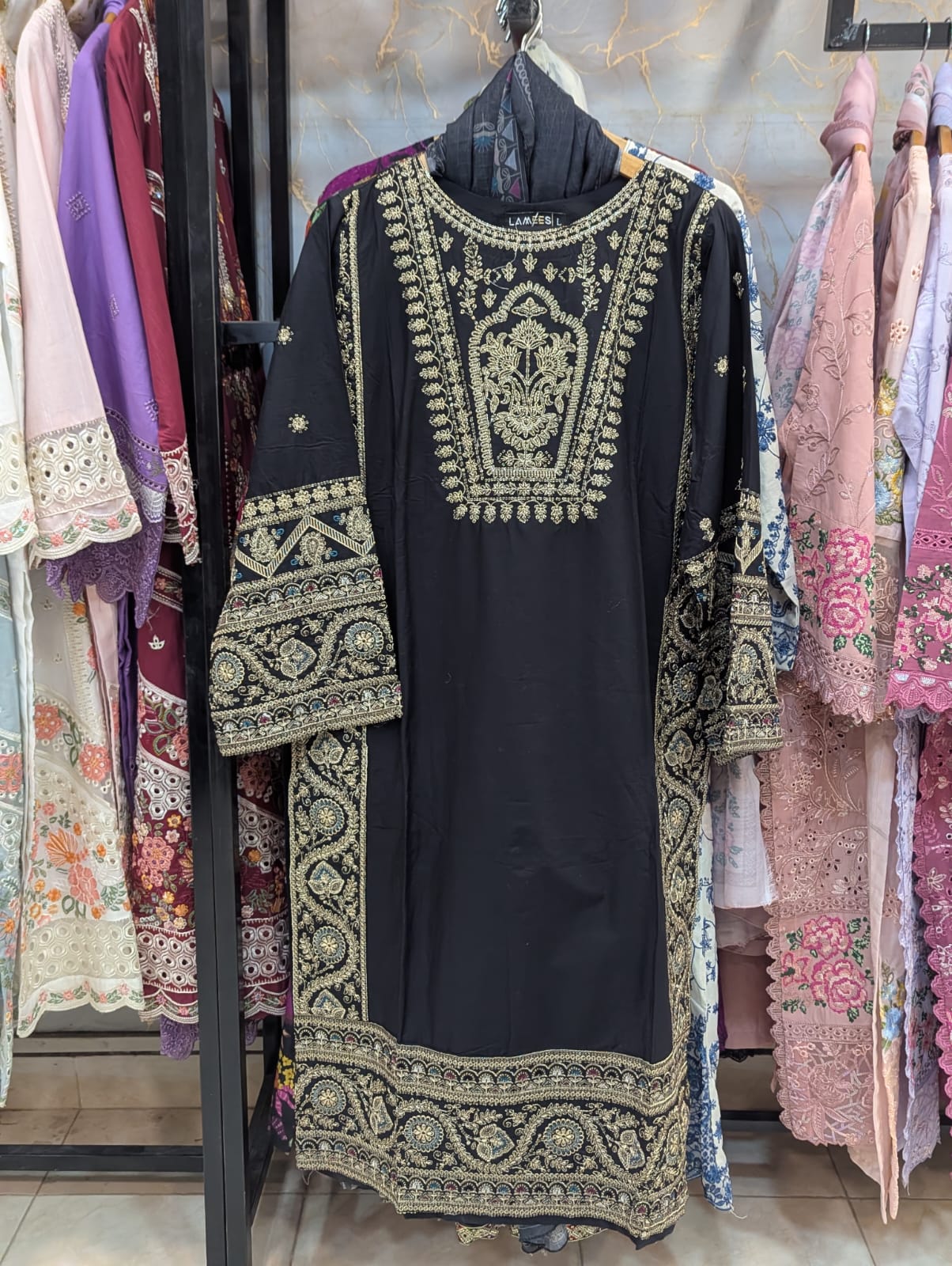 Embroidered Stitch 3pc