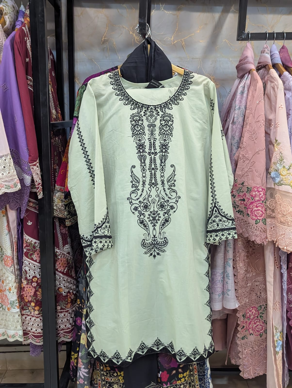 Embroidered Stitch 3pc