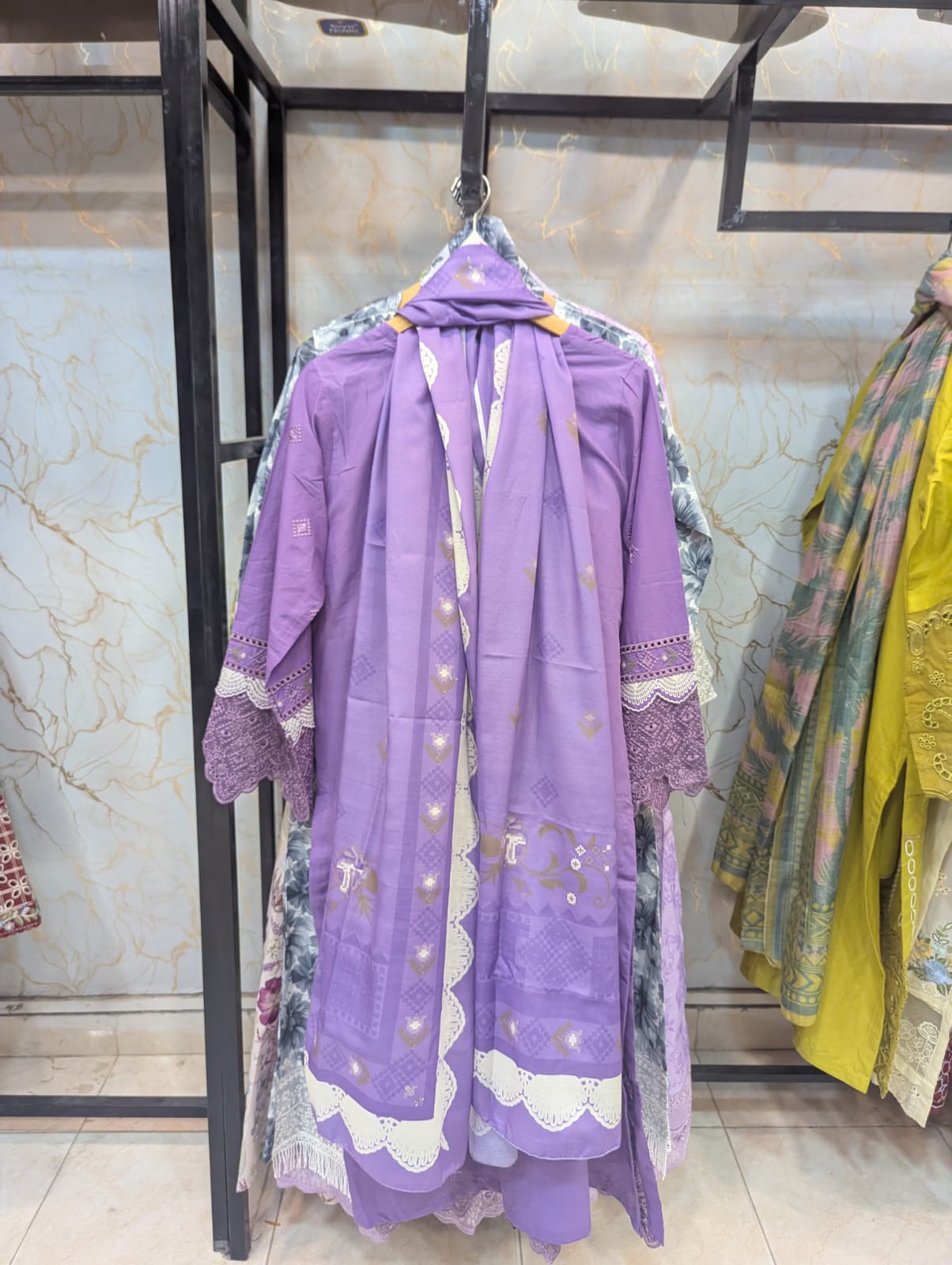 Embroidered Stitch 3pc