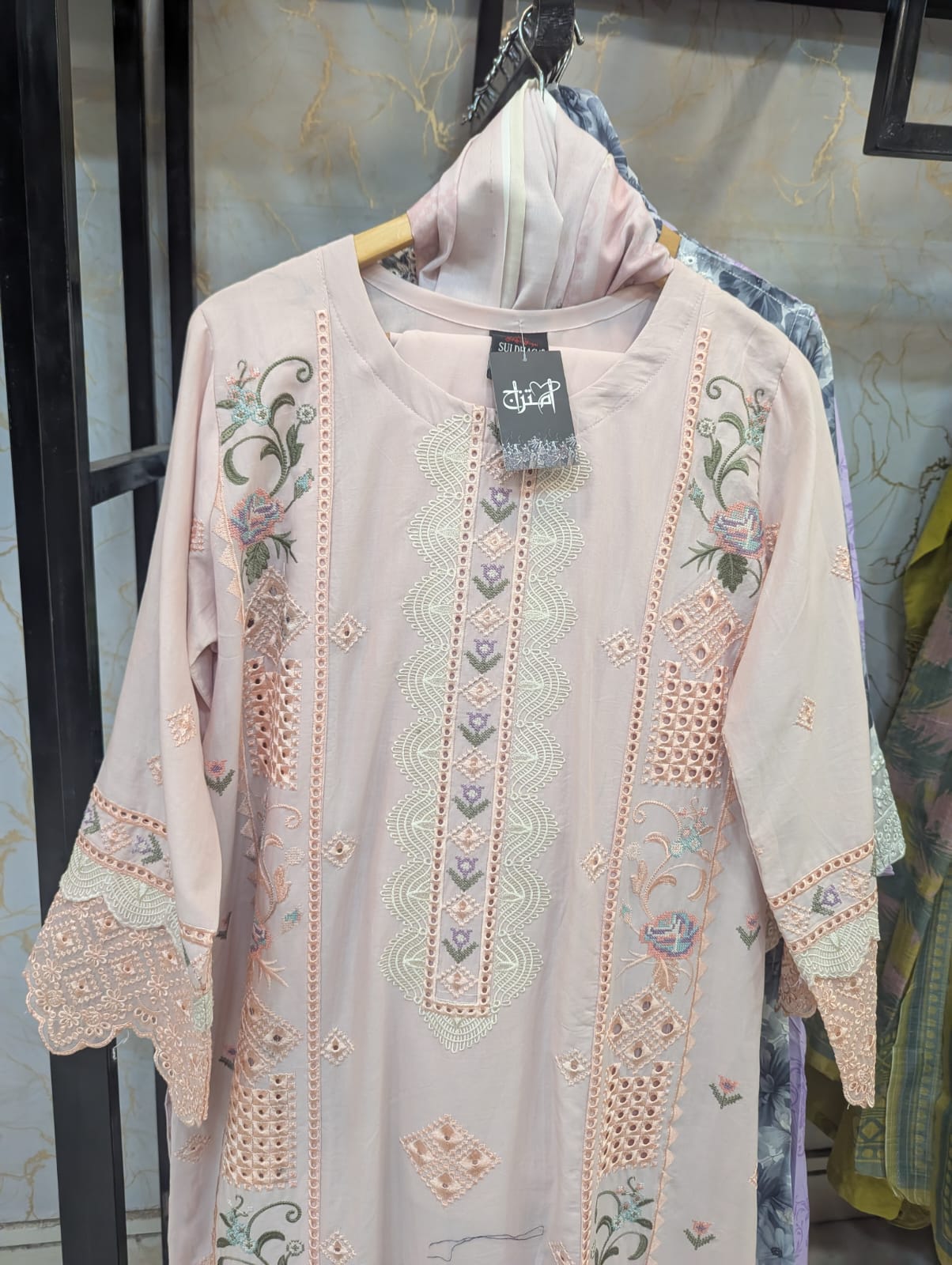 Embroidered Stitch 3pc
