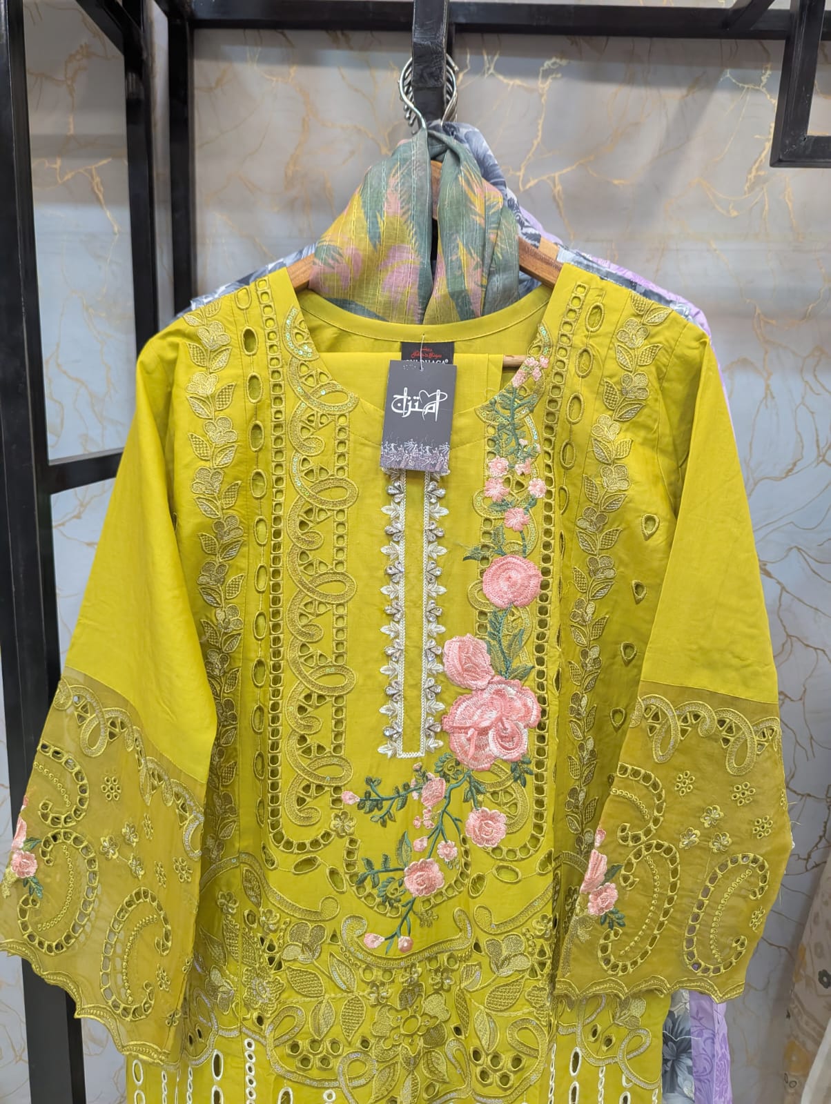 Embroidered Stitch 3pc