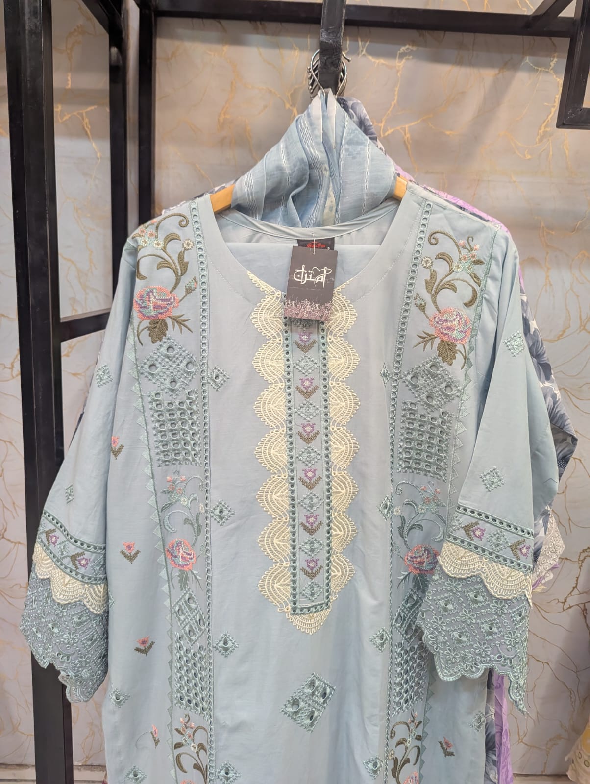 Embroidered Stitch 3pc