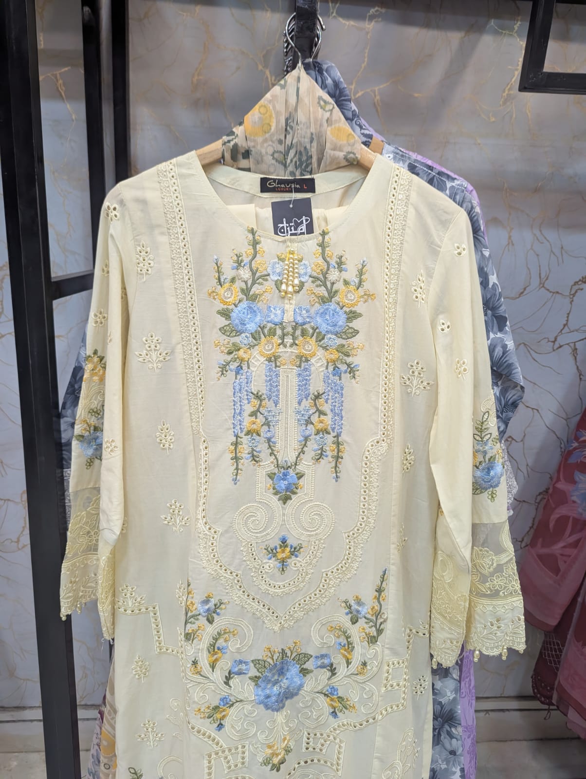 Embroidered Stitch 3pc