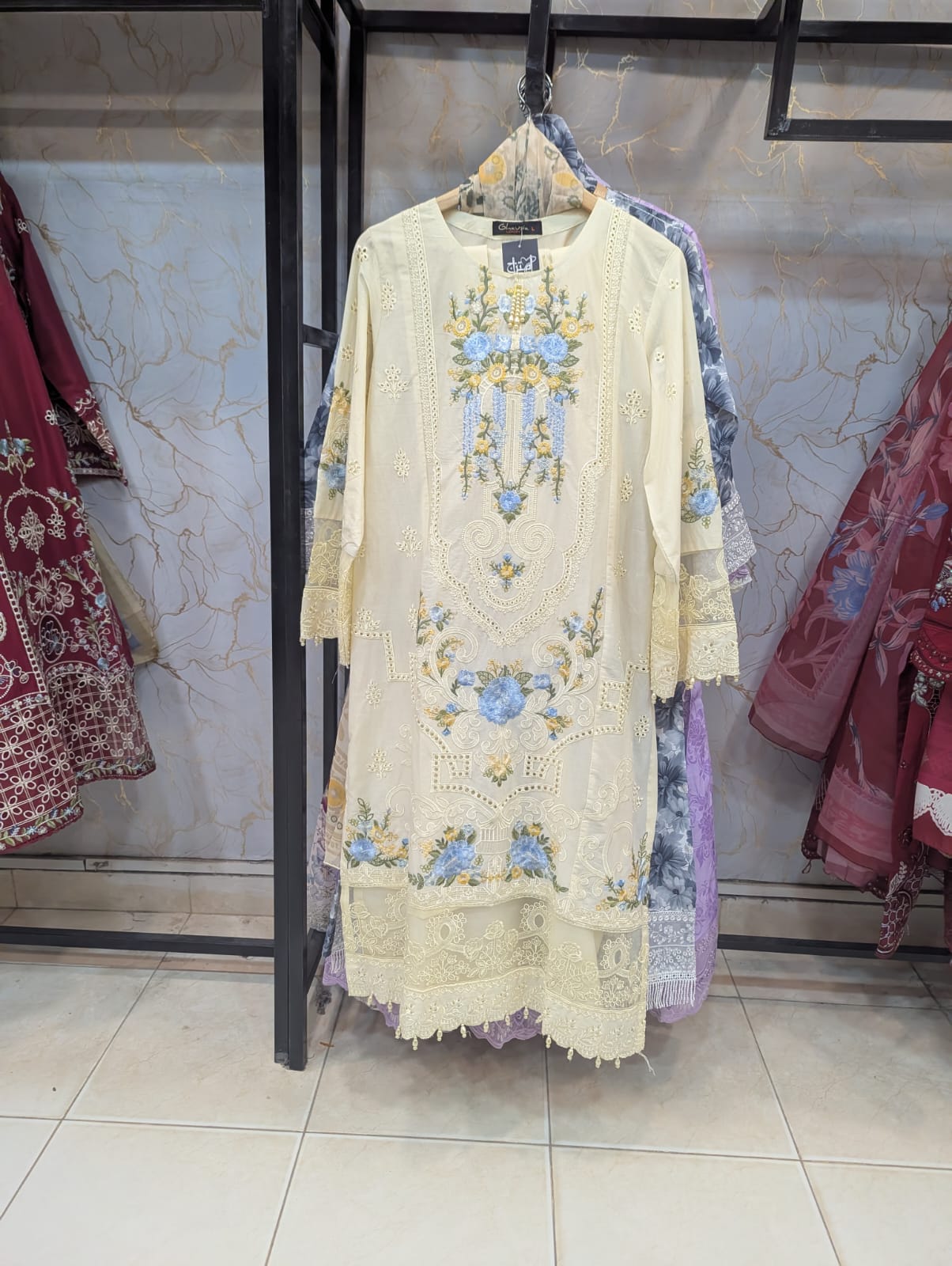 Embroidered Stitch 3pc