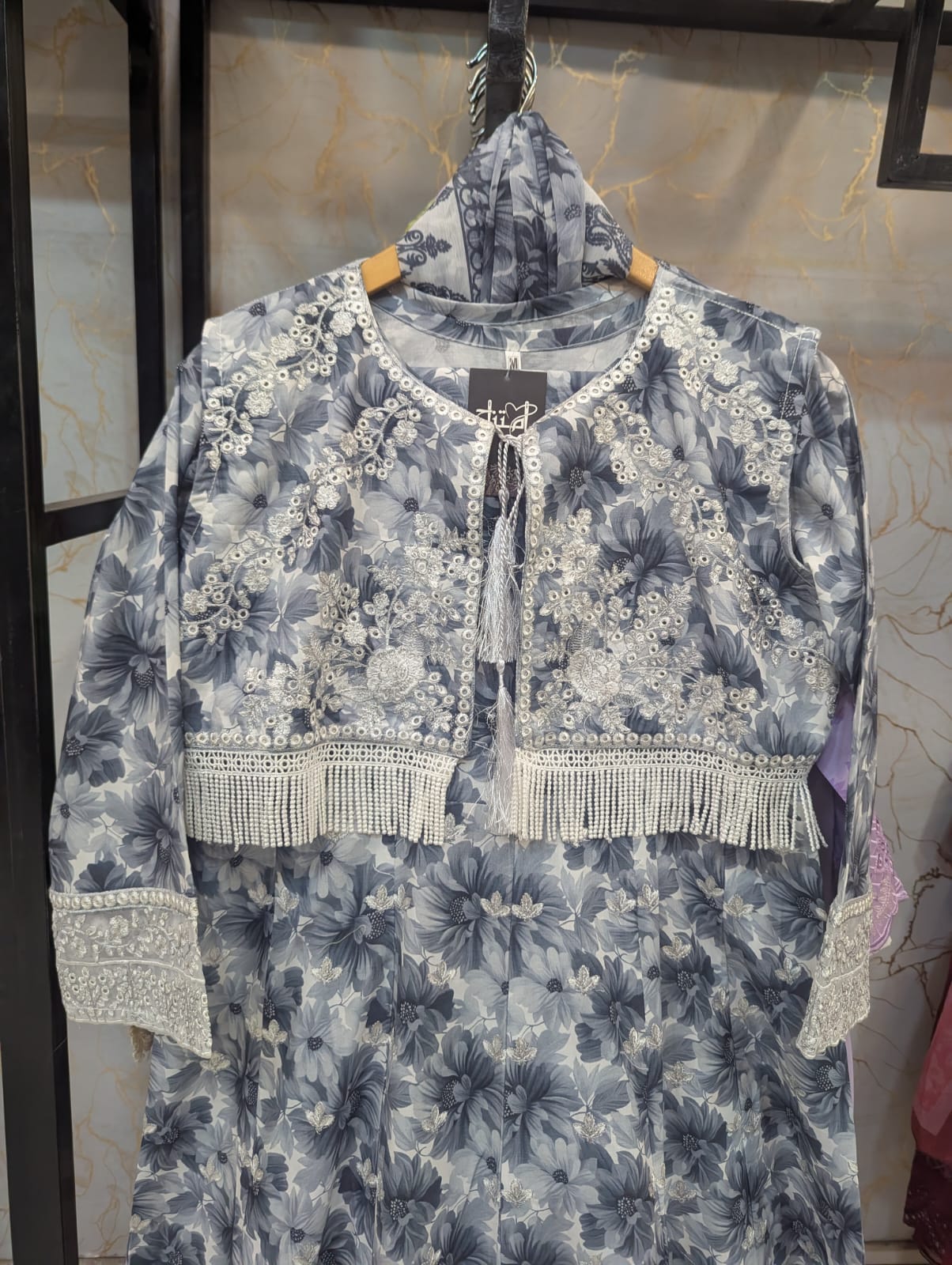 Embroidered Stitch 3pc