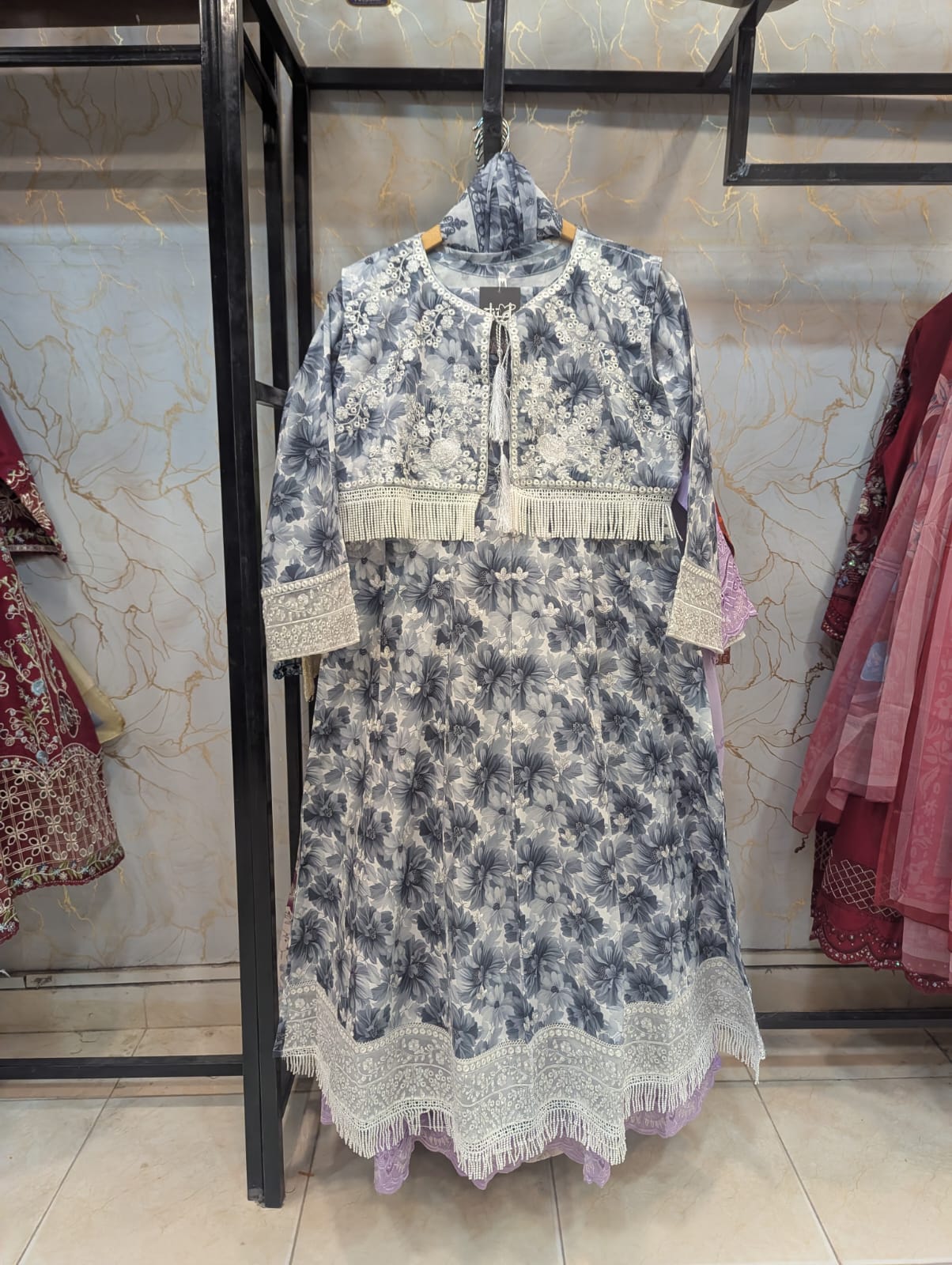 Embroidered Stitch 3pc