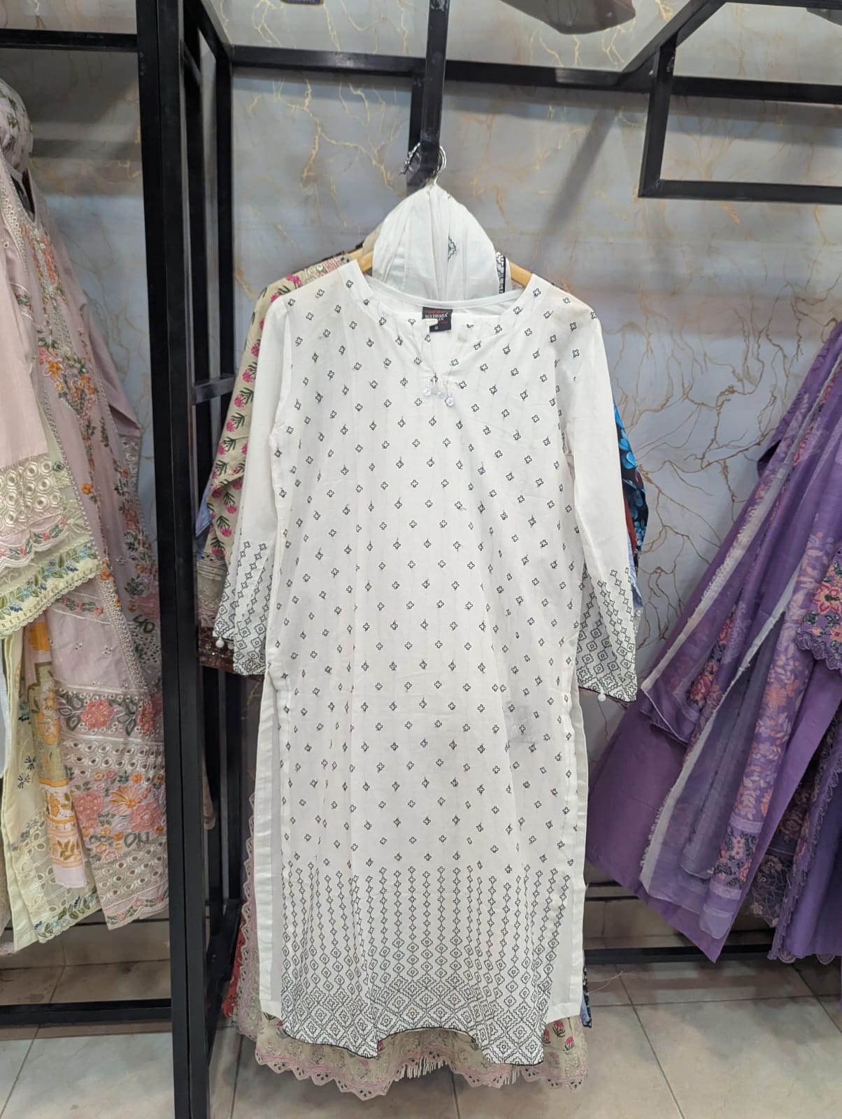 Embroidered Stitch 3pc