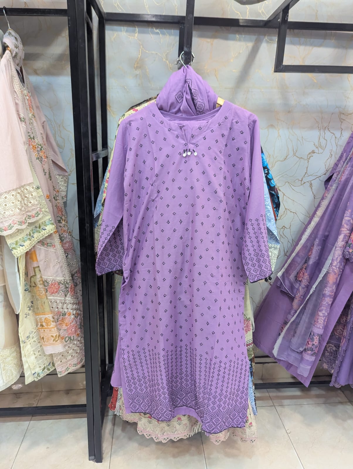 Embroidered Stitch 3pc