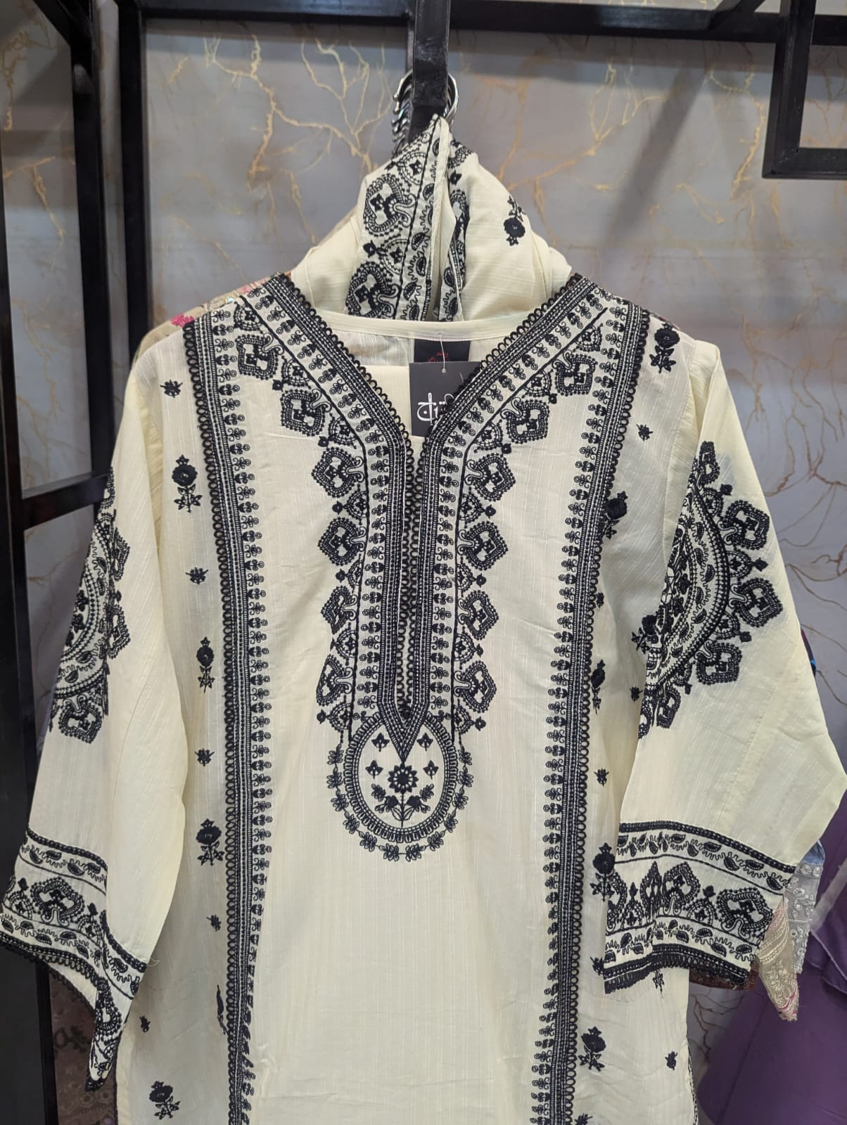 Embroidered Stitch 3pc