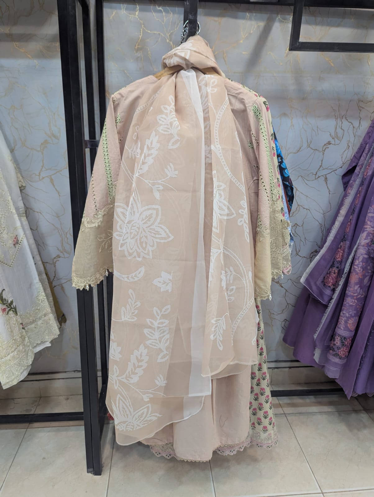 Embroidered Stitch 3pc