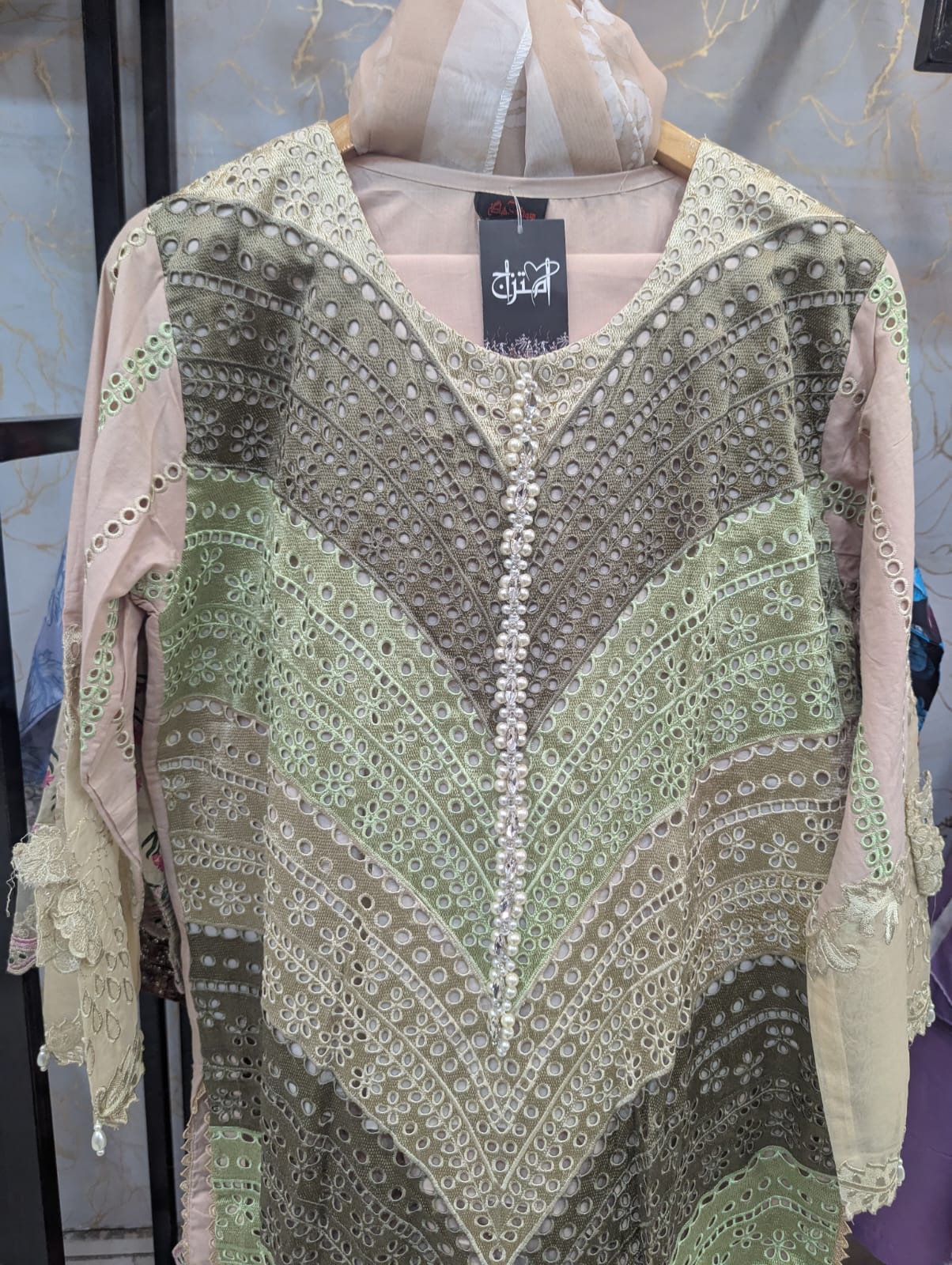 Embroidered Stitch 3pc