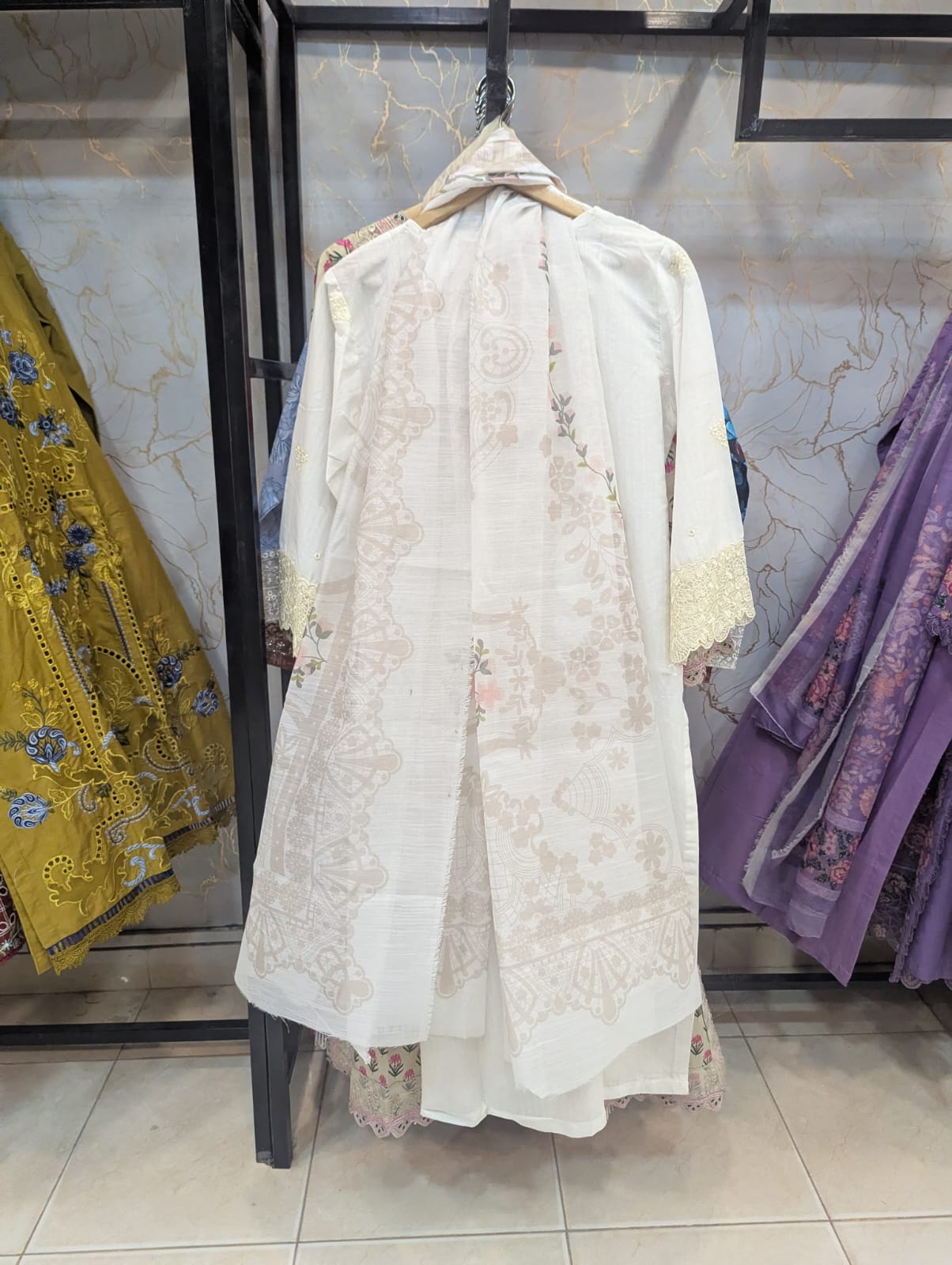 Embroidered Stitch 3pc