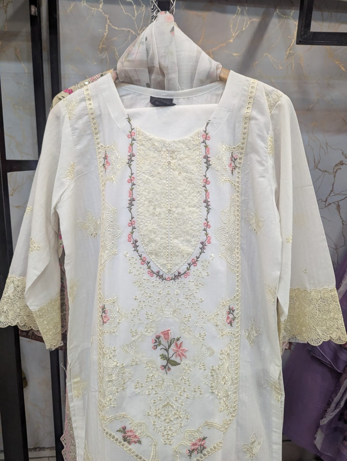 Embroidered Stitch 3pc