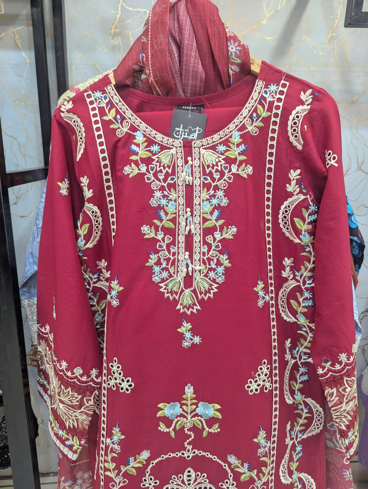 Embroidered Stitch 3pc