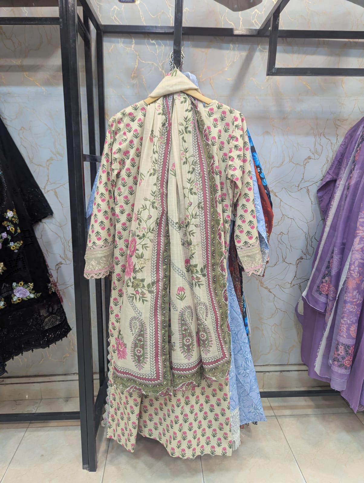 Embroidered Stitch 3pc