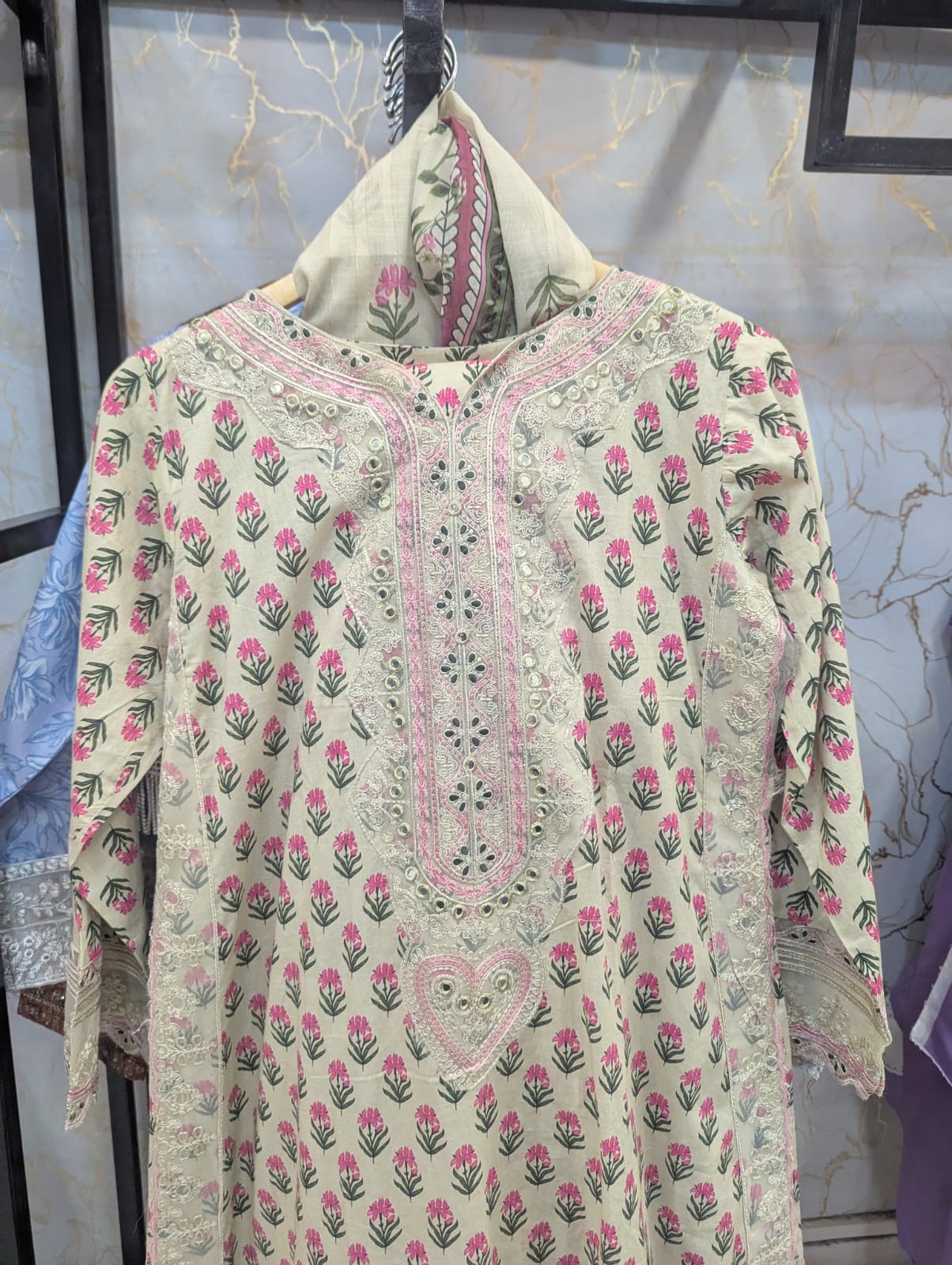 Embroidered Stitch 3pc