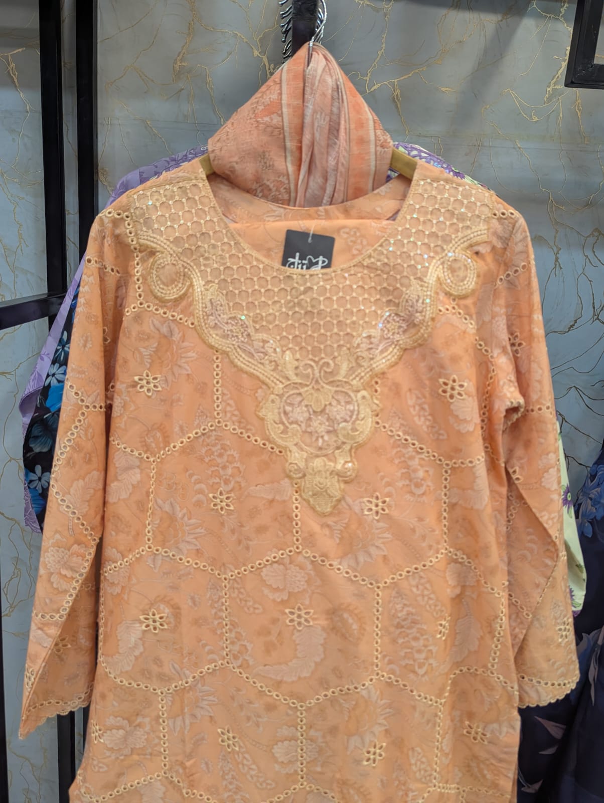 Embroidered Stitch 3pc