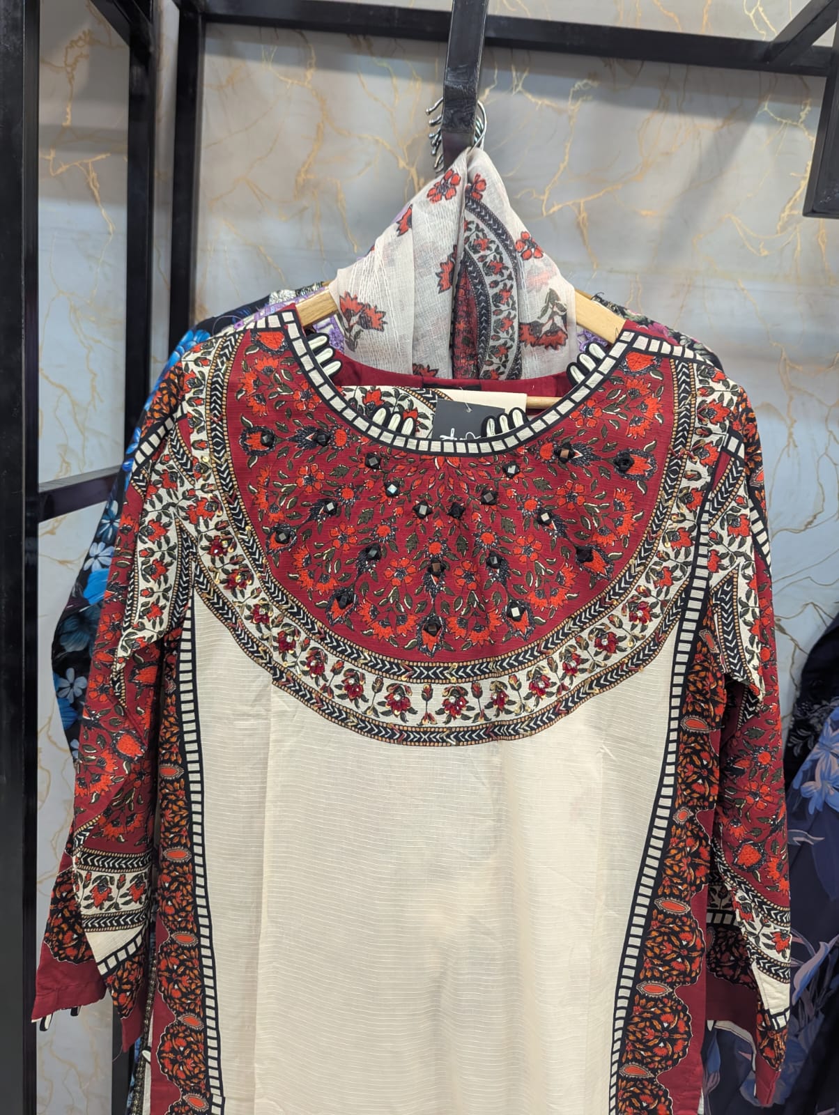 Embroidered Stitch 3pc