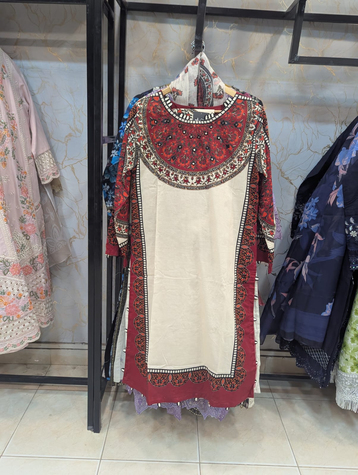 Embroidered Stitch 3pc