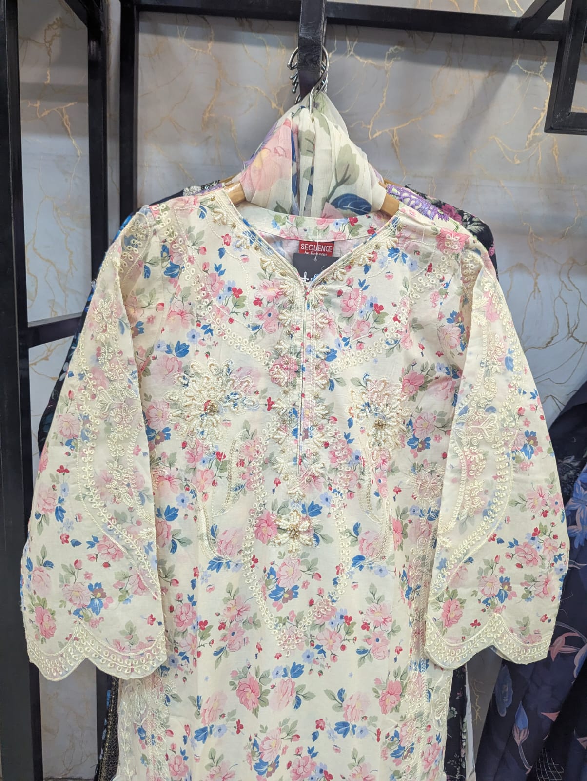 Embroidered Stitch 3pc