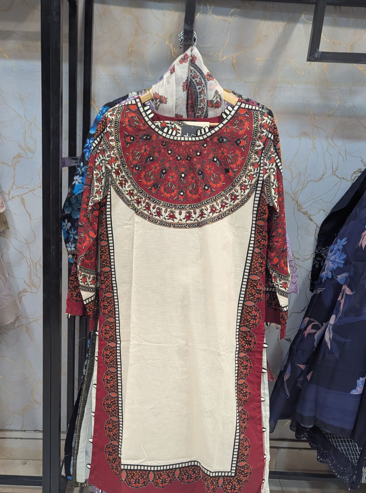 Embroidered Stitch 3PC