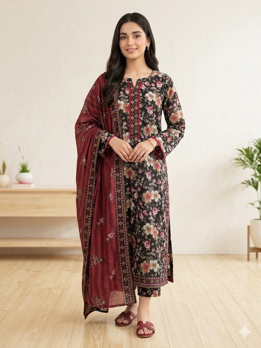 Printed Stitch 3pc