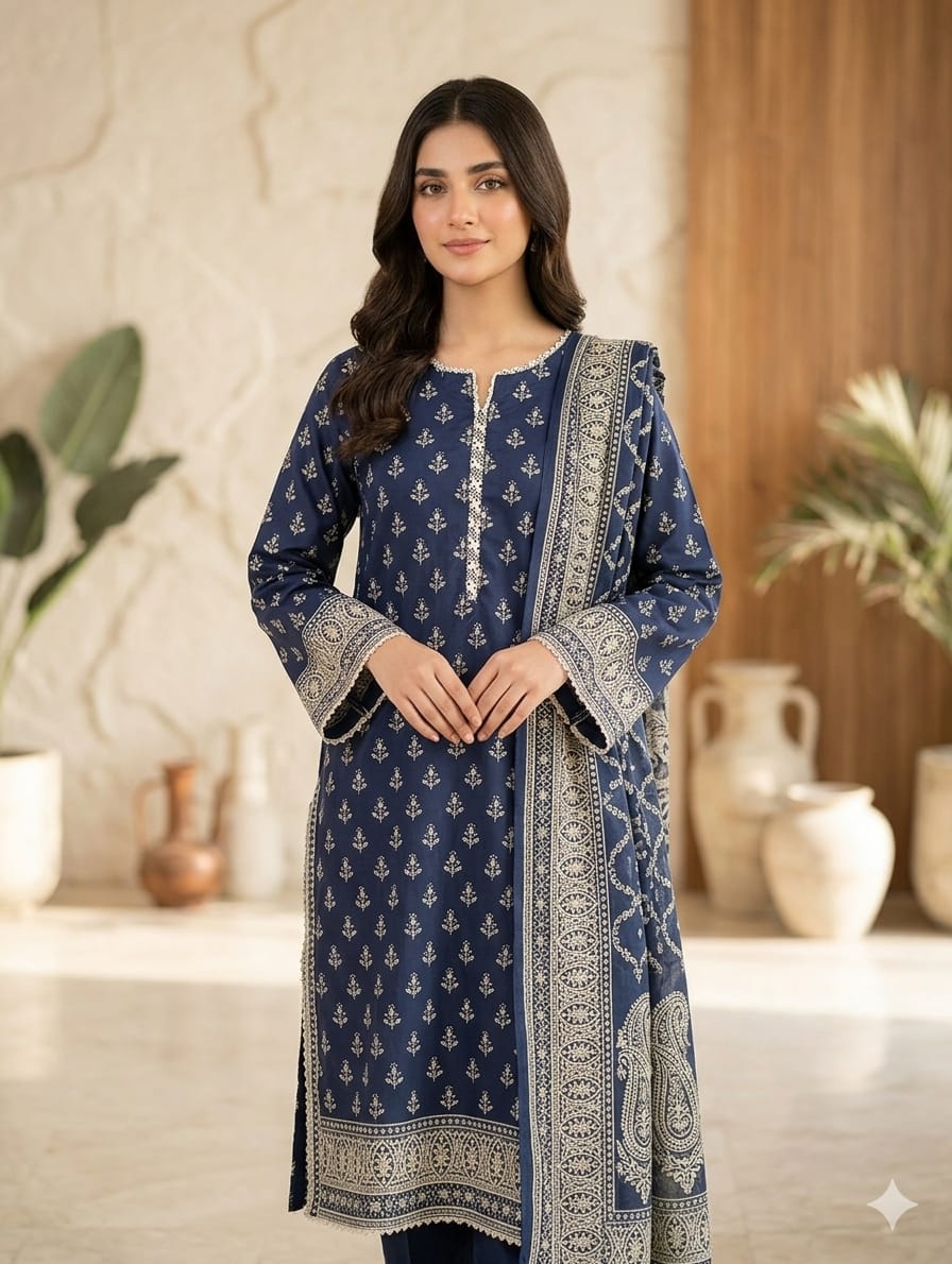 Printed Stitch 3pc