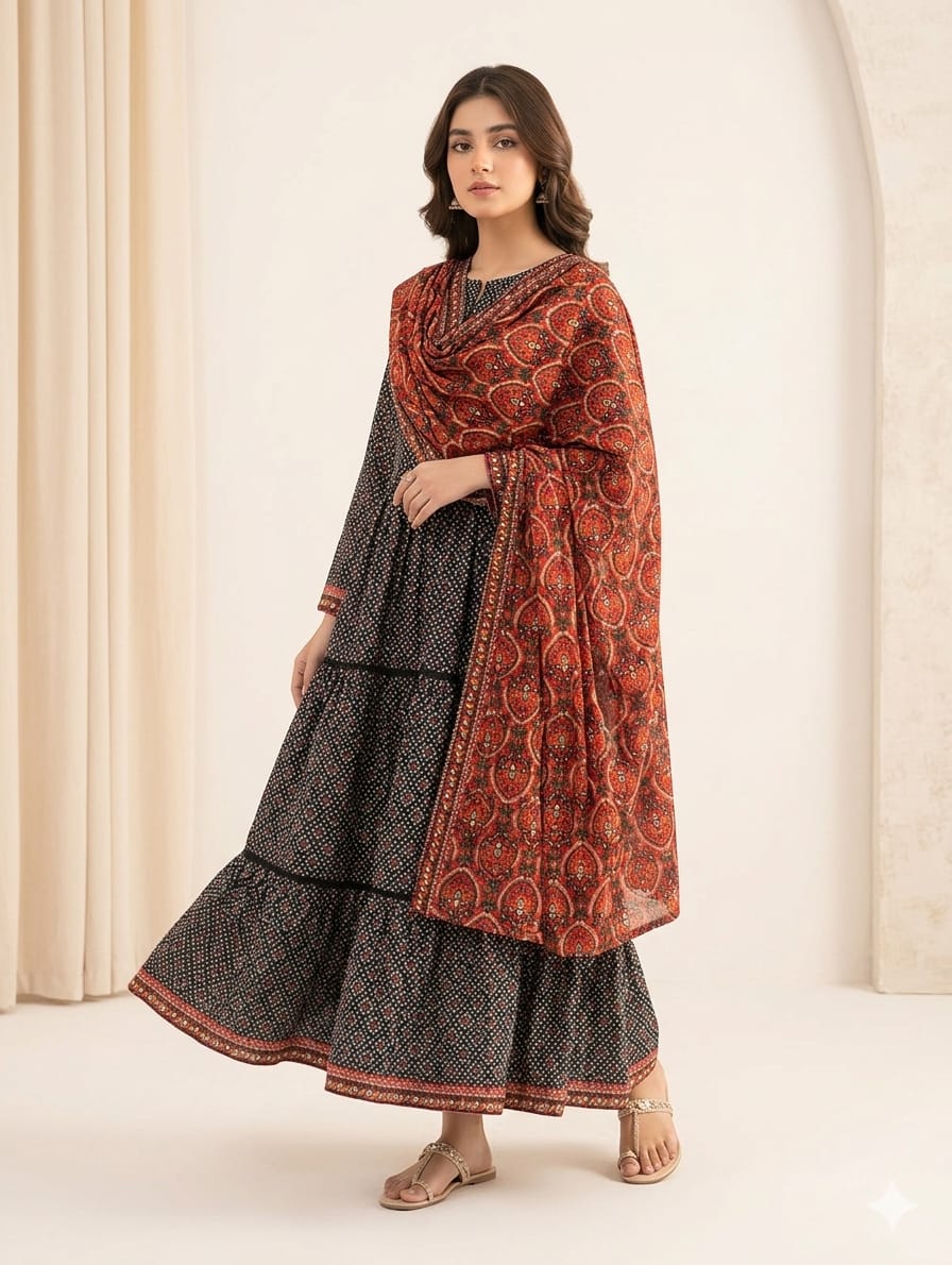 Printed Stitch 3pc
