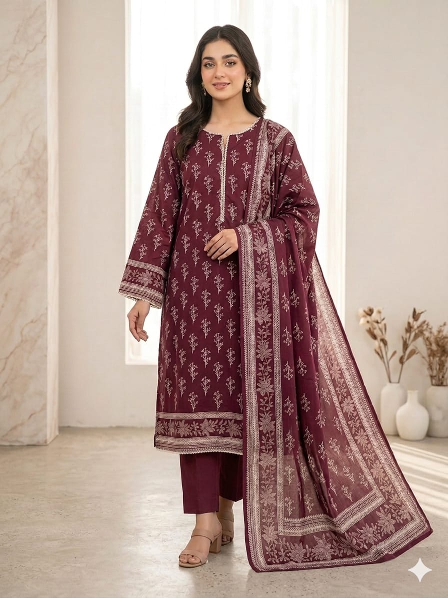 Printed Stitch 3pc