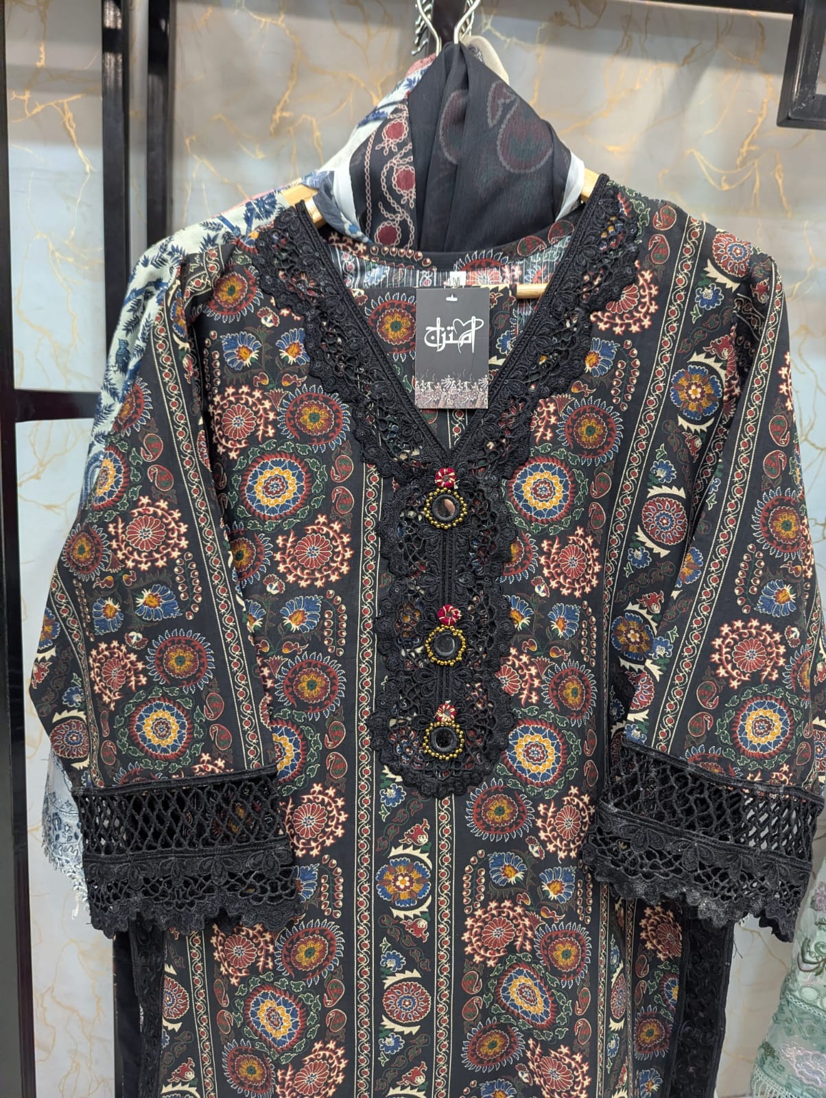 Embroidered Stitch 3 pc