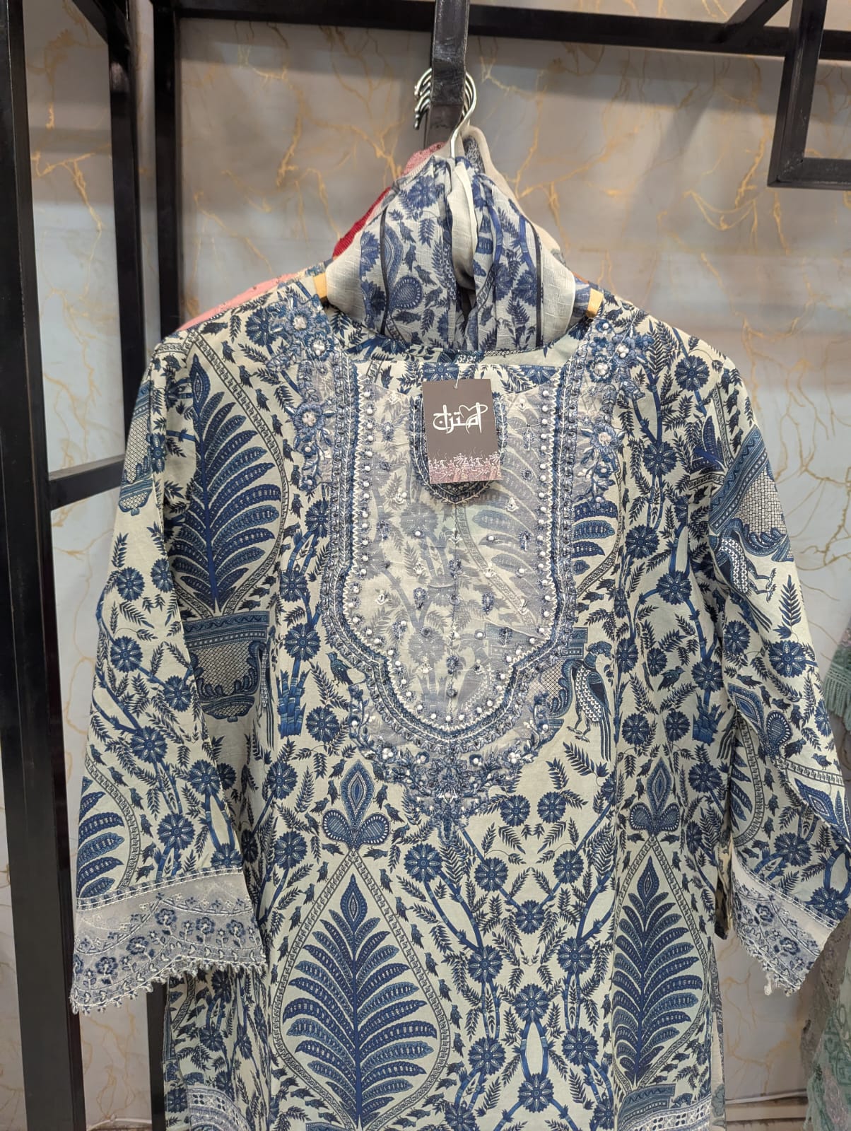 Embroidered Stitch 3pc