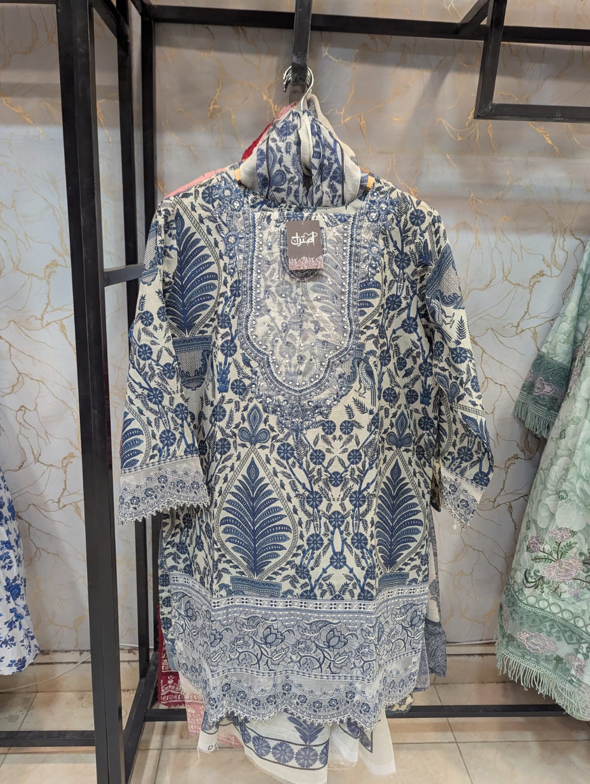 Embroidered Stitch 3pc