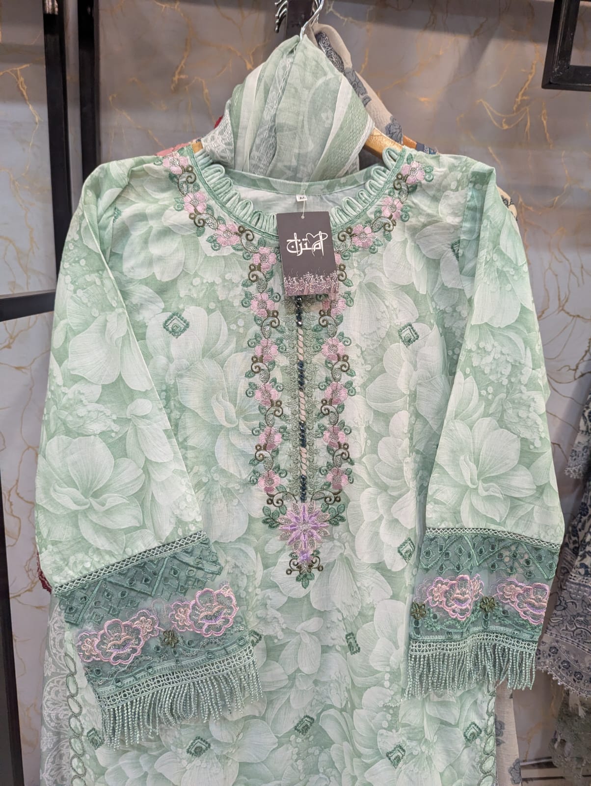 Embroidered Stitch 3pc