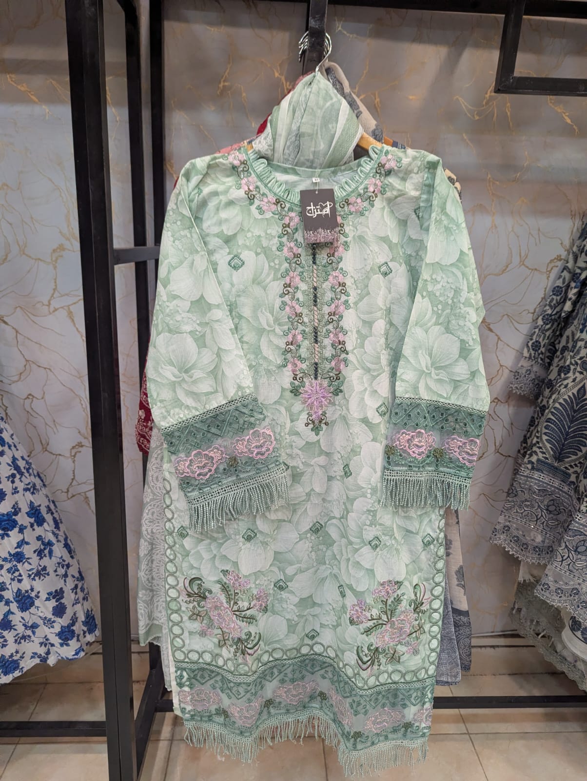 Embroidered Stitch 3pc