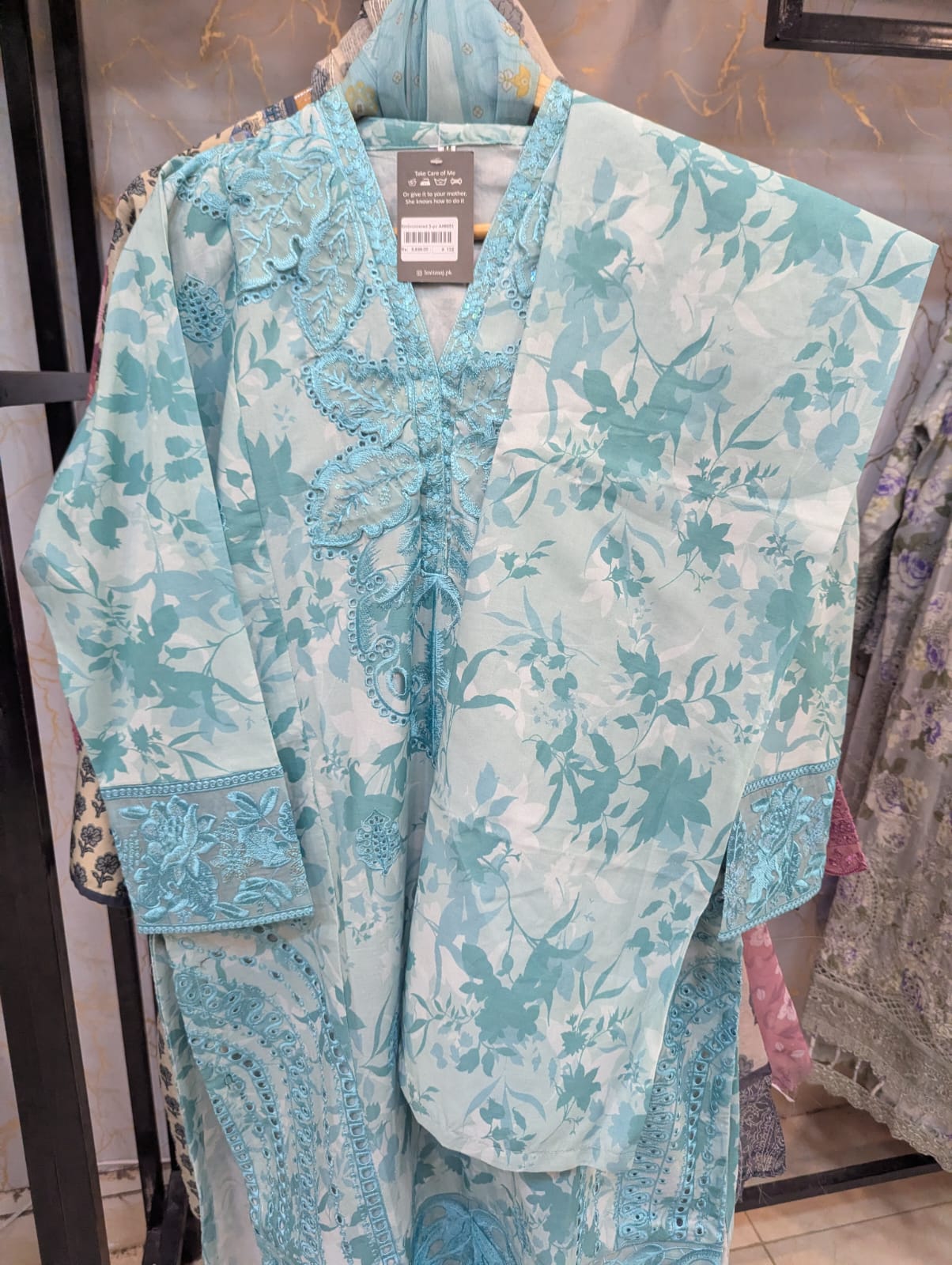 Embroidered Stitch 3pc