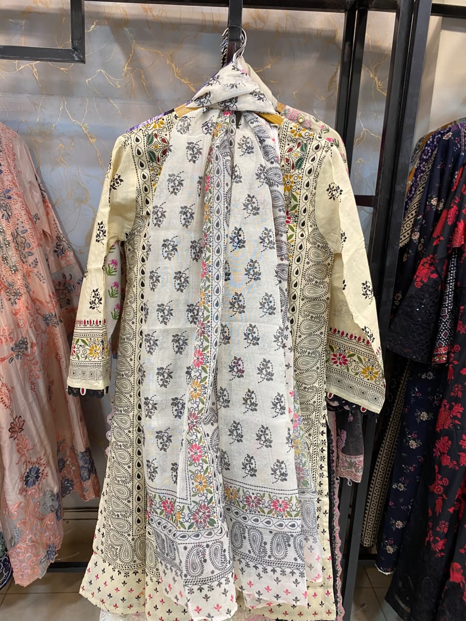 Embroidered Stitch 3pc