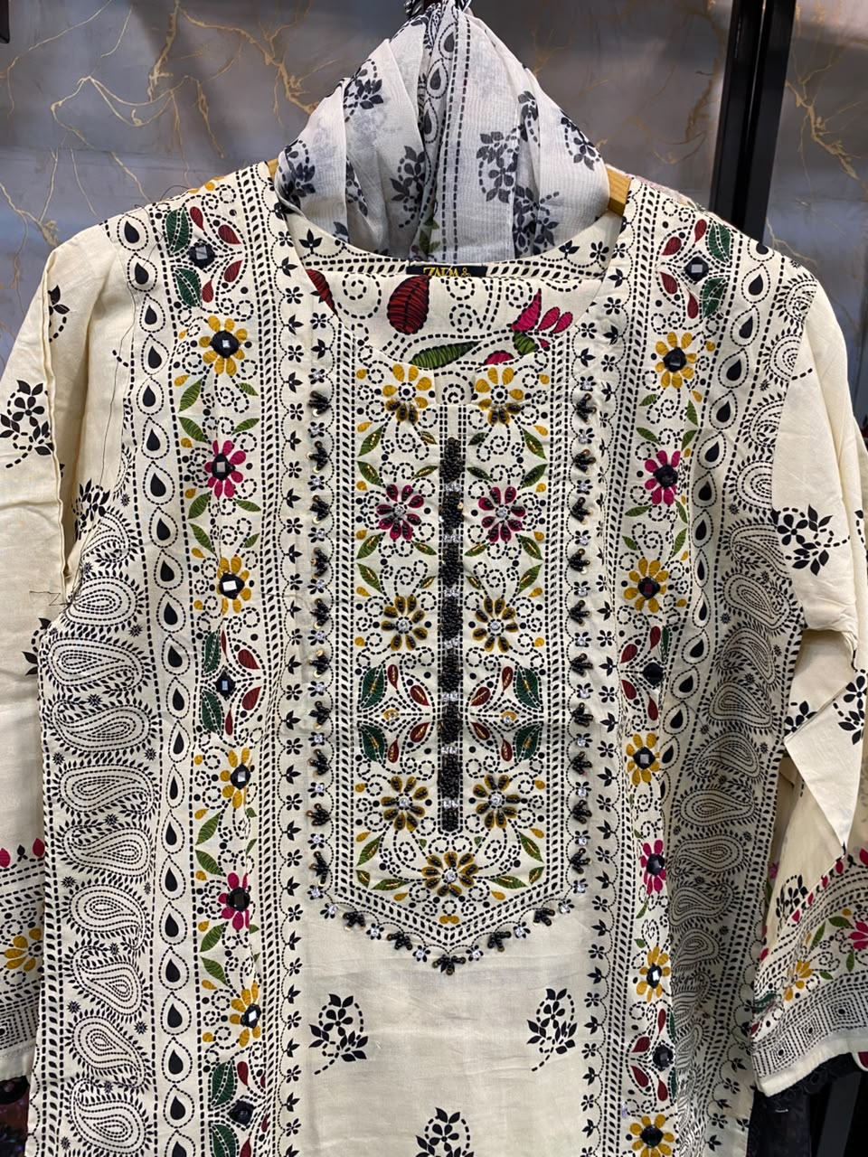Embroidered Stitch 3pc
