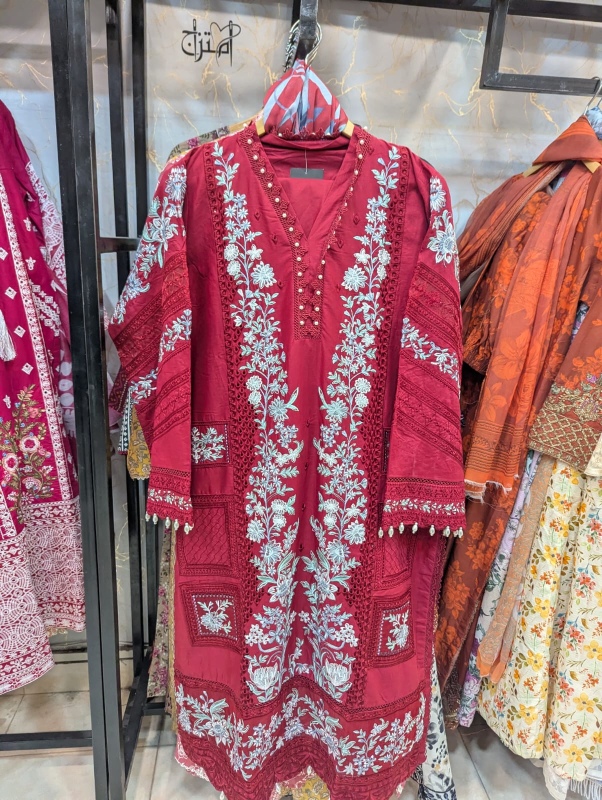 Embroidered Stitch 3pc
