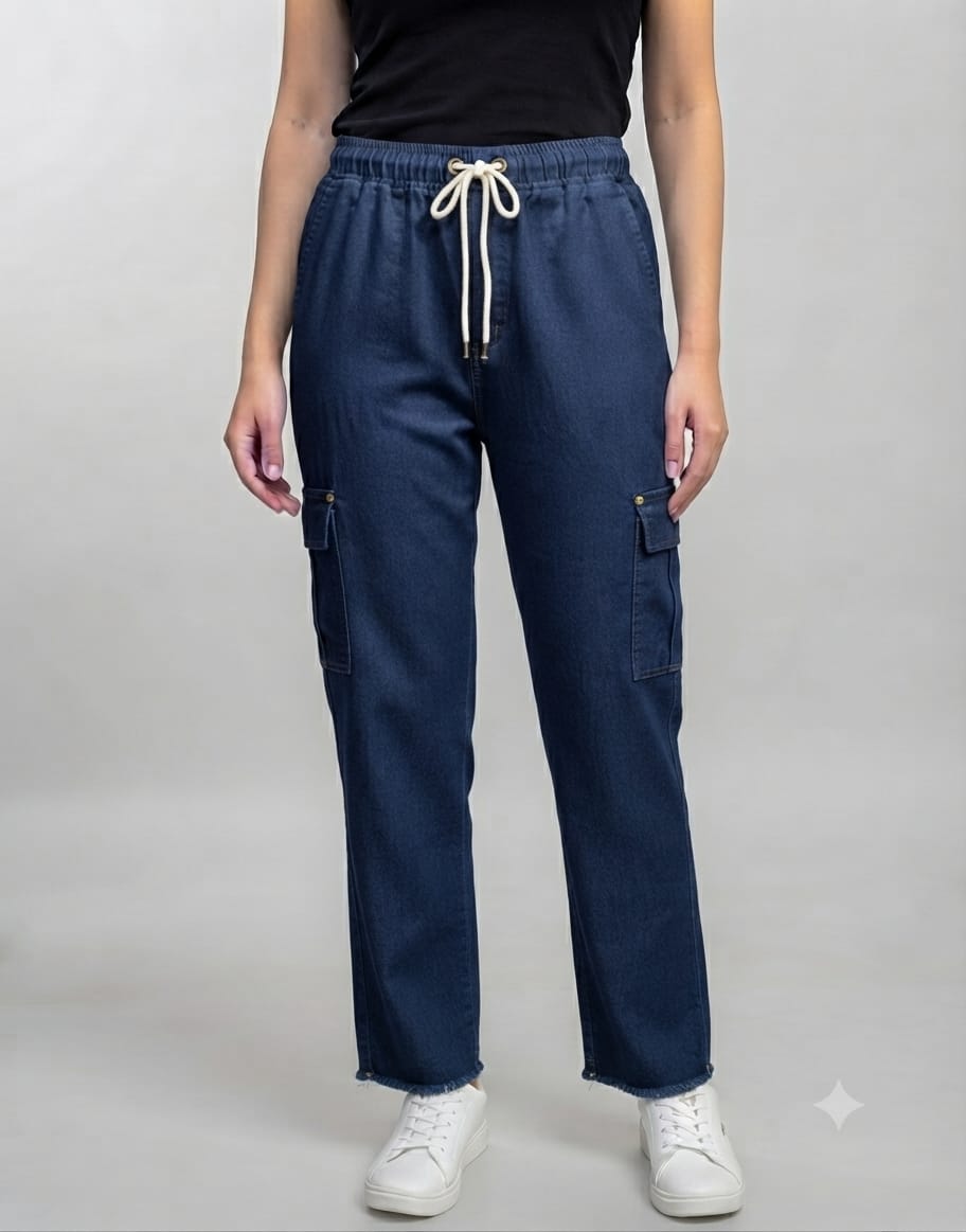 Blue Cargo Jeans