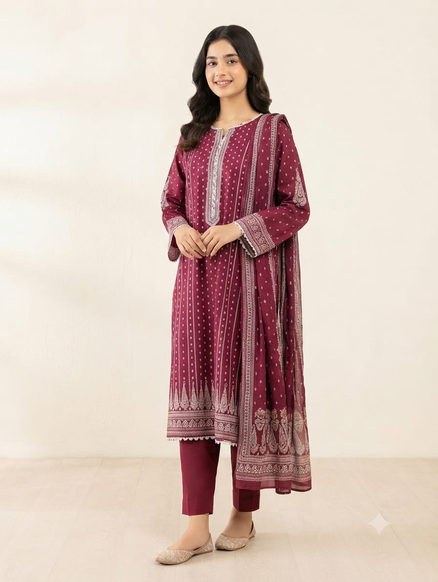 Lawn Stitch 3pc