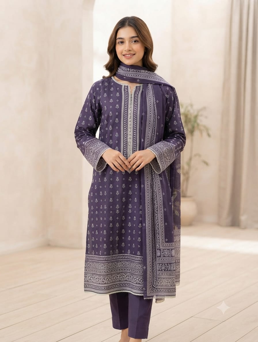 Lawn Stitch 3pc