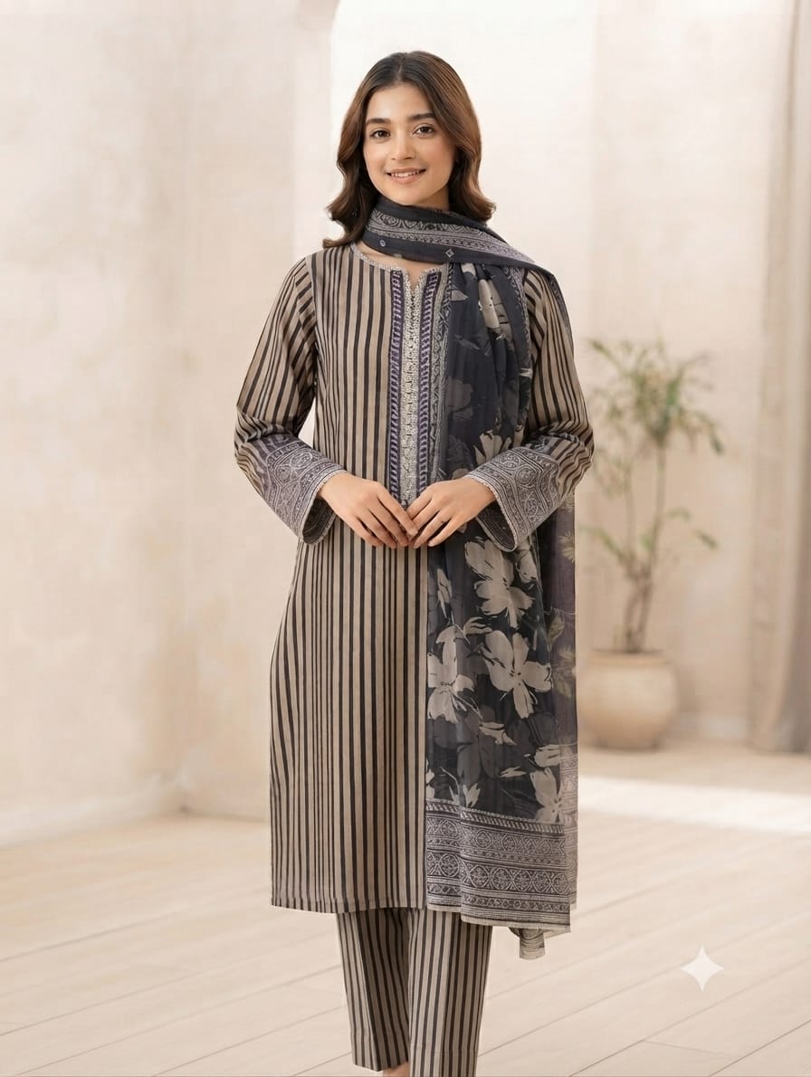 Lawn Stitch 3pc