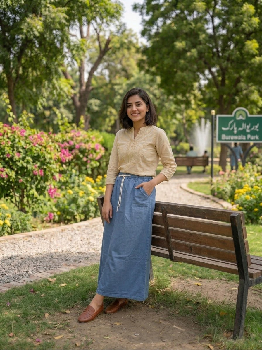 Denim Skirt
