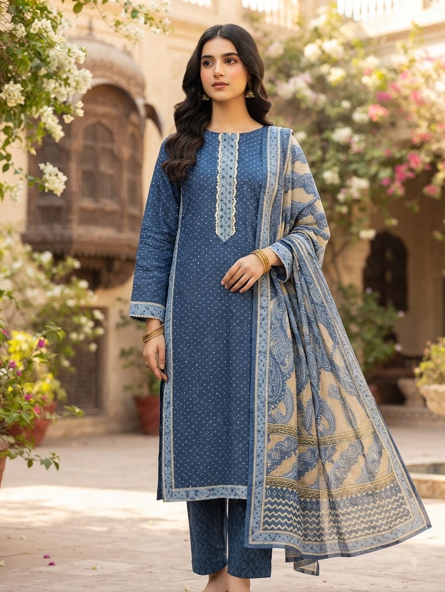 Printed 3pc lawn