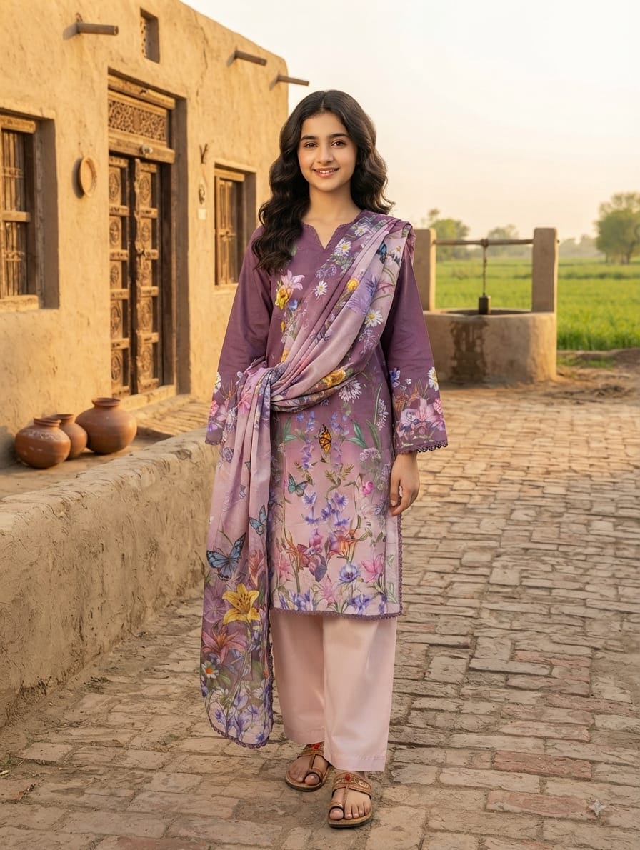 Printed 3pc Lawn