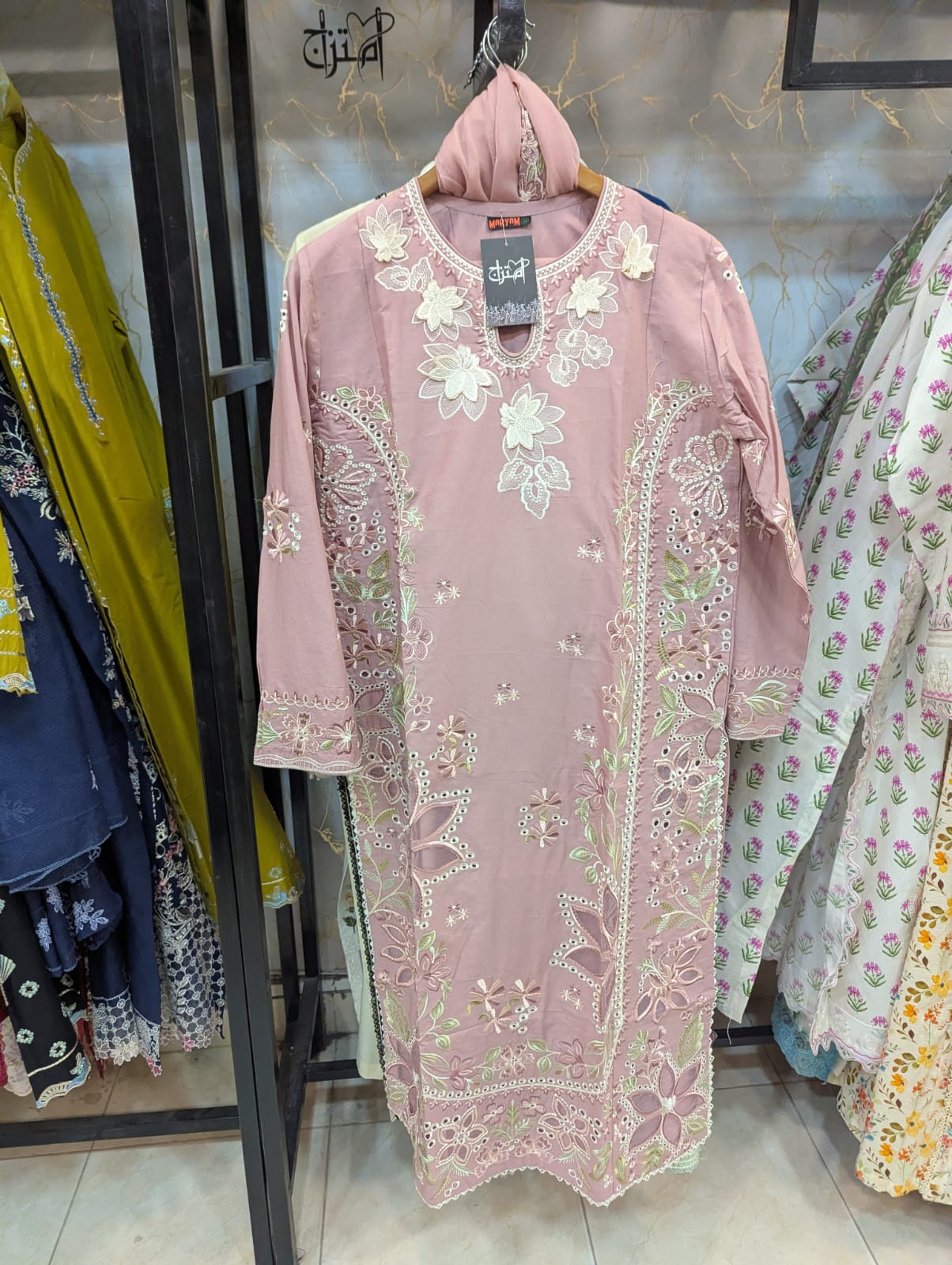 Embroidered Stitch 3pc