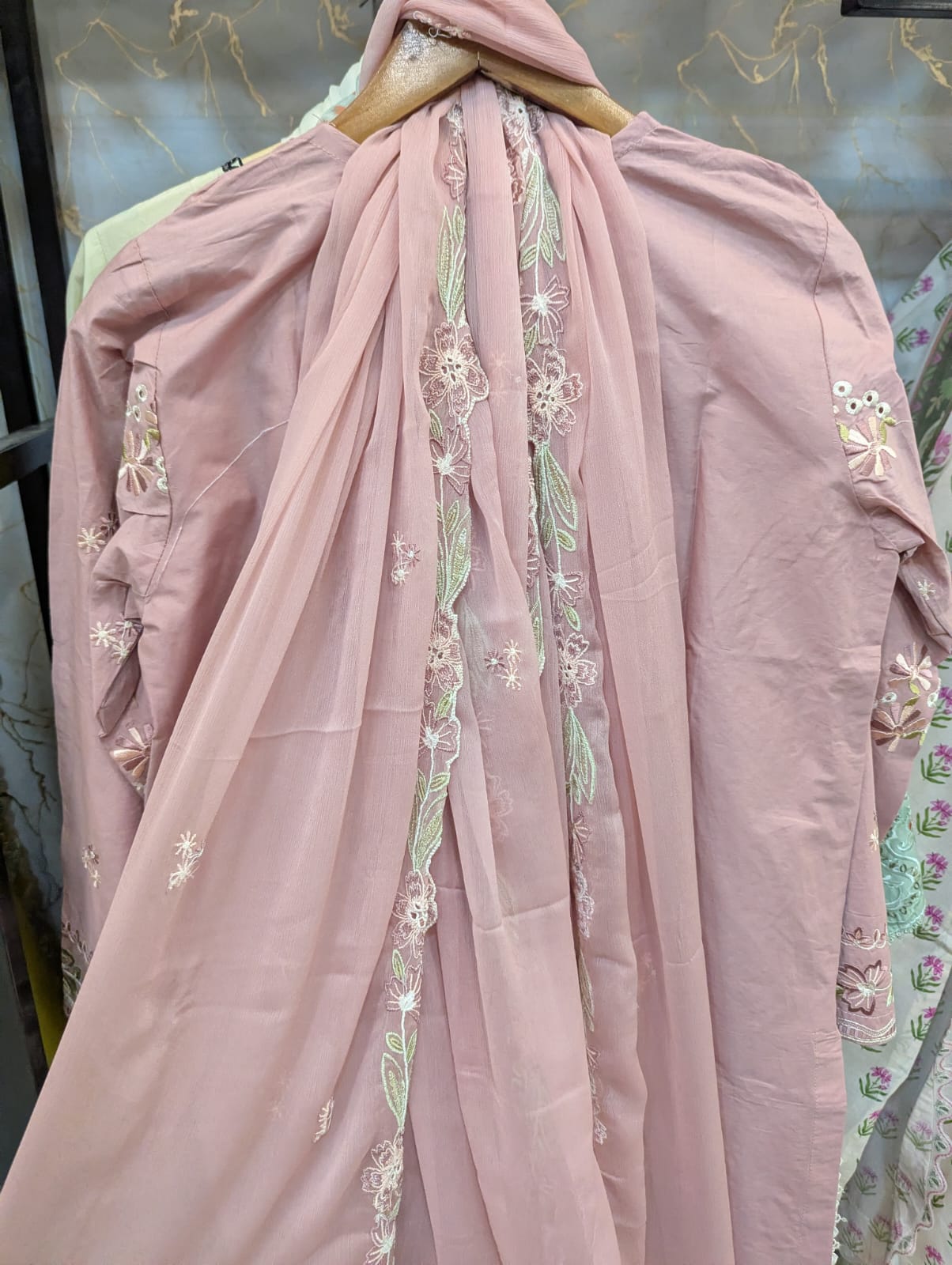 Embroidered Stitch 3pc